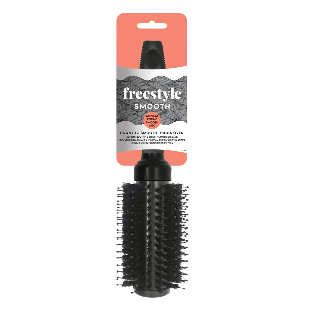 Freestyle FS468 Medium Round Smooth Mix Brush Hair Brush Freestyle