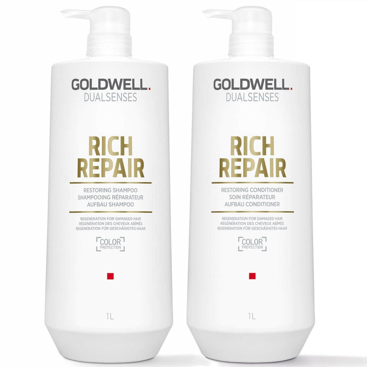 Goldwell Dualsenses Rich Repair Restoring Shampoo & Conditioner Duo – 1L Each