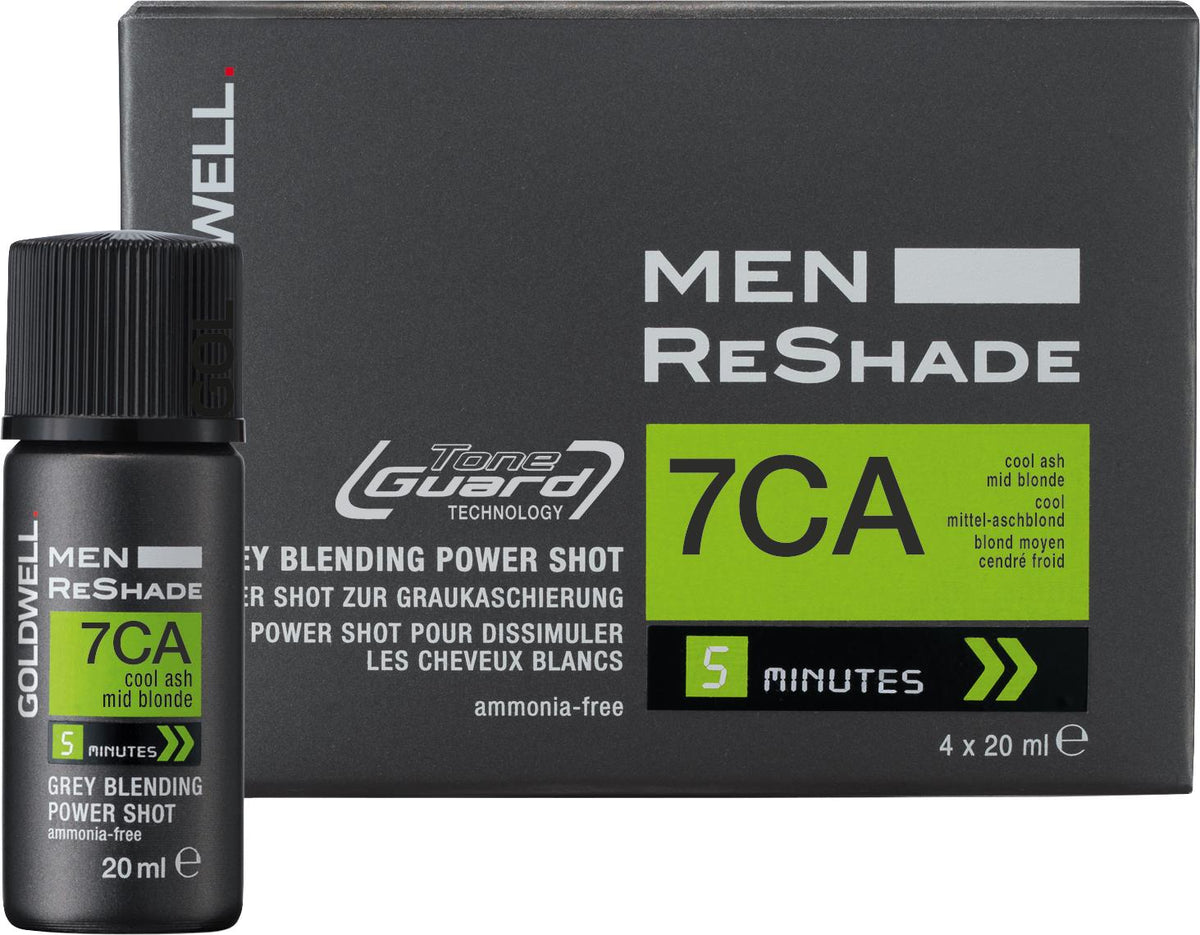 Goldwell ReShade For Men 7CA Cool Ash Light Blonde Hair Colour – 4 x 20ml