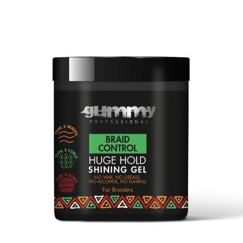 Gummy Professional Braid Control Gel Huge Hold 500ml Hair Gel Gummy