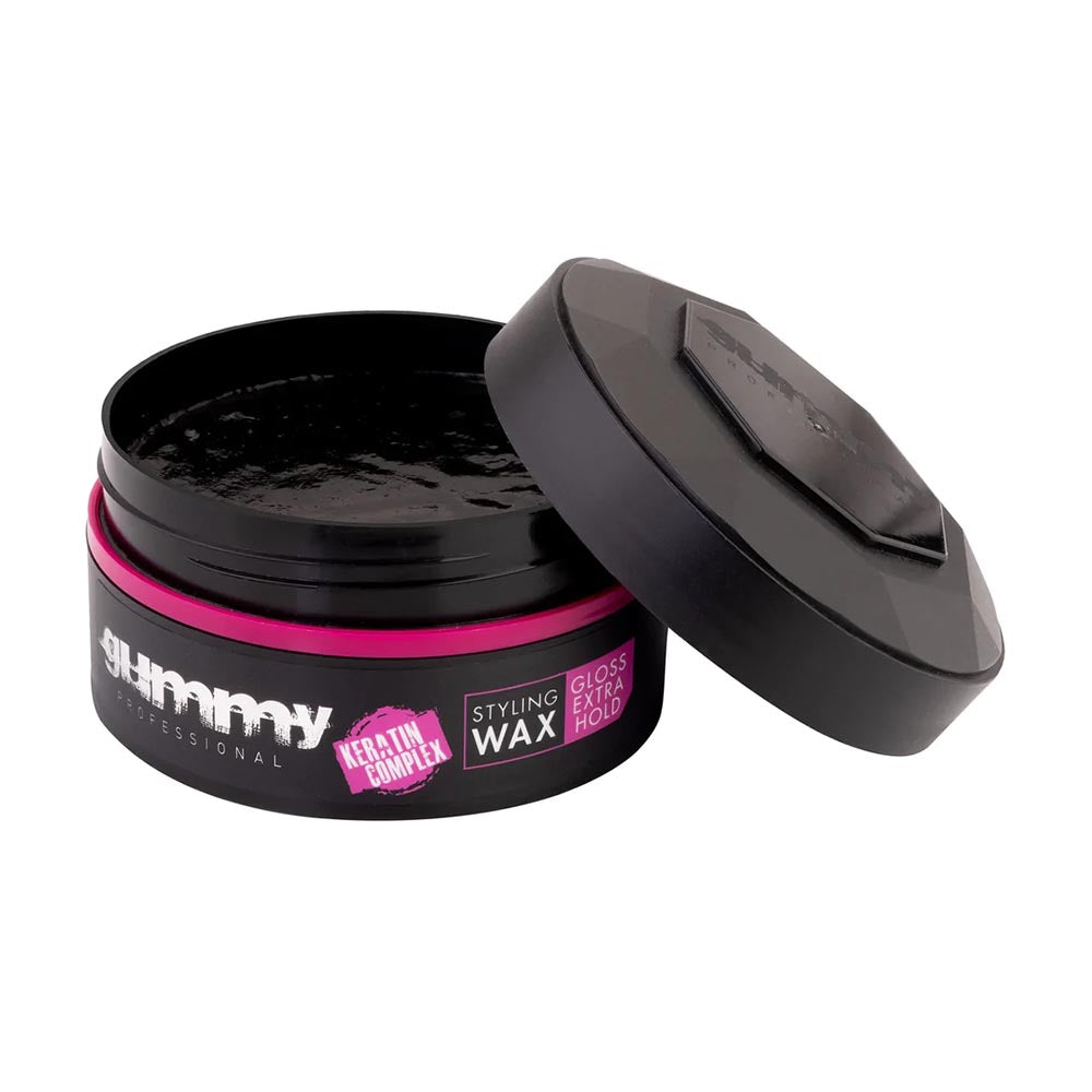 36x Gummy Professional Keratin Complex Extra Gloss Styling Hair Wax 150ml ( 1 box) Hair Wax Gummy