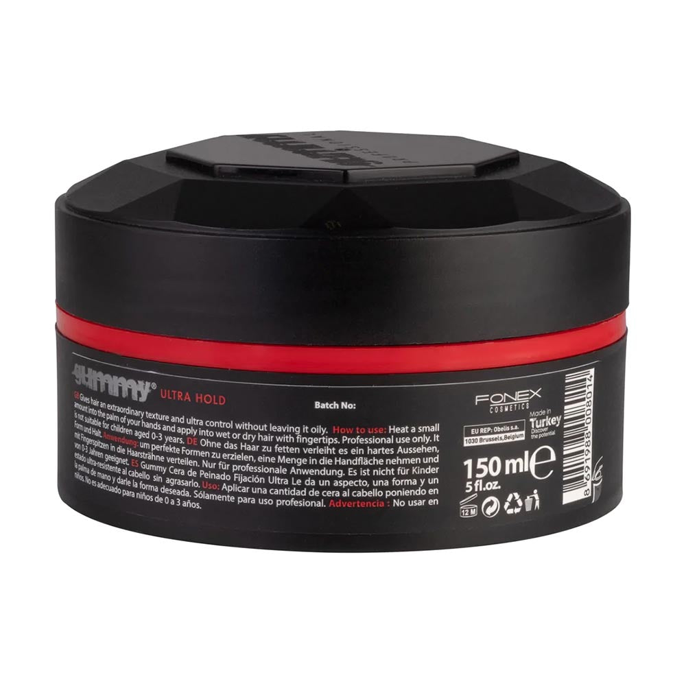 36x Gummy Professional Keratin Complex Hair Styling Wax Ultra Hold 150ml (1 box) Hair Wax Gummy