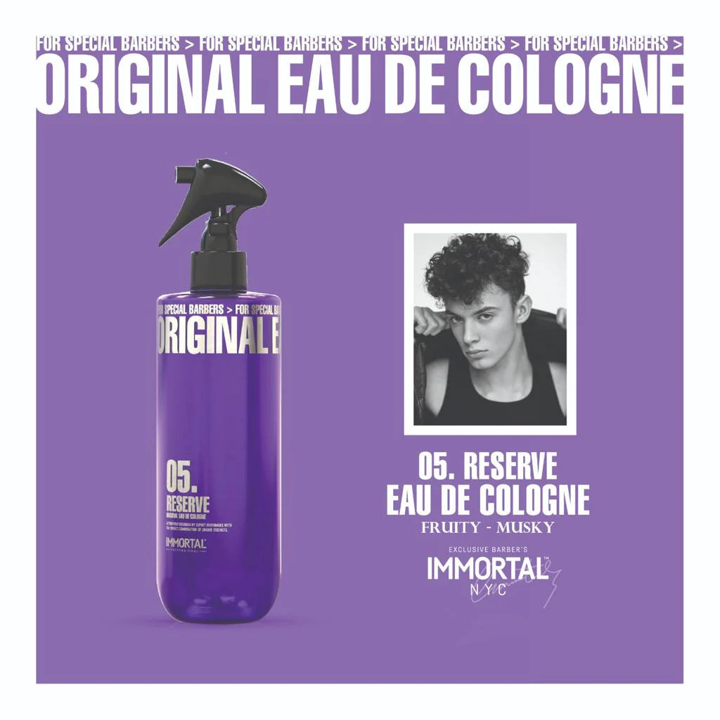Immortal NYC Eau De Cologne Original 05 Reserve 500ml Cologne Immortal