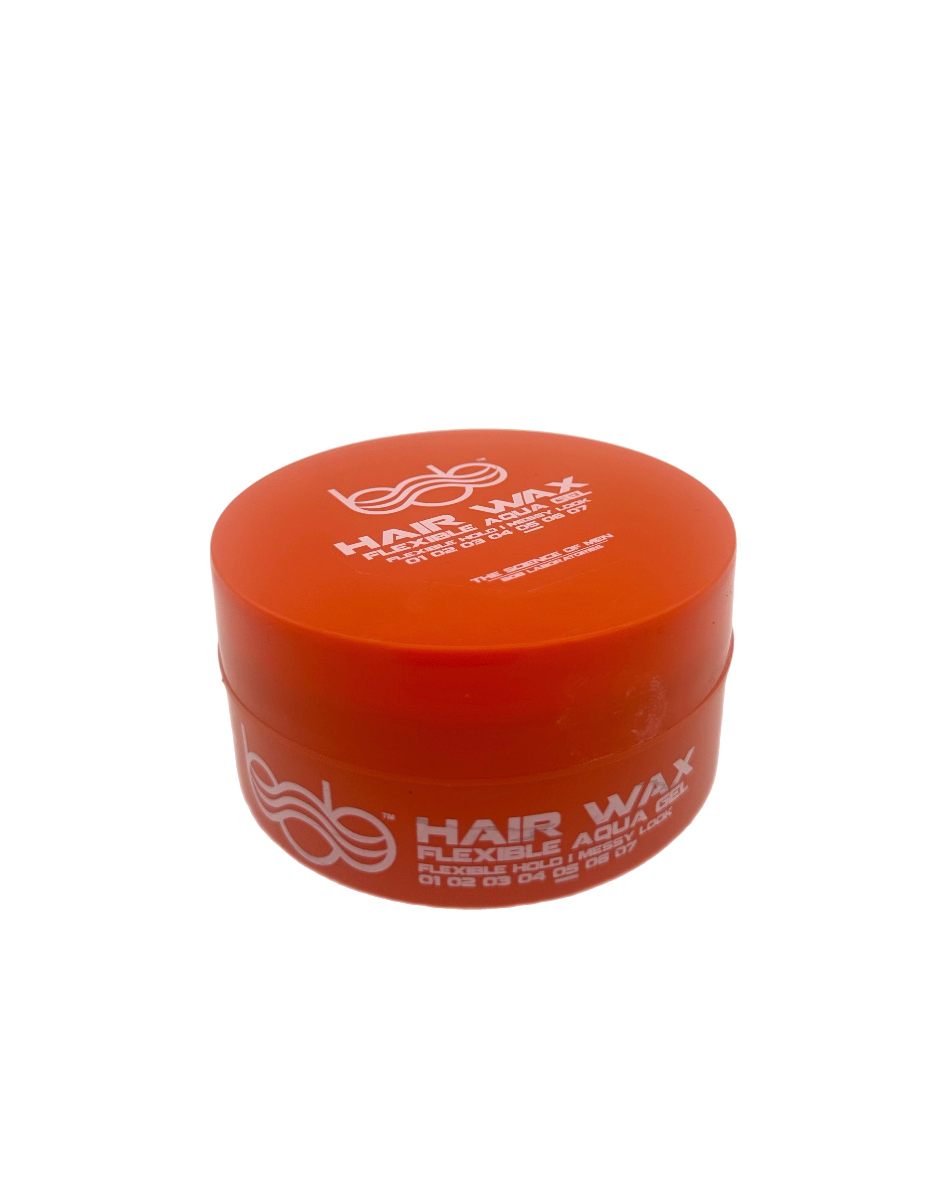 Bob Hair Wax Aqua Gel Flexible Hold Ultra Shine Orange 150ml Hair Wax Bob