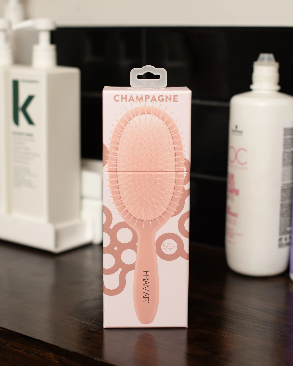 Framar Detangle Brush - Champagne Mami Hair Brush Framar