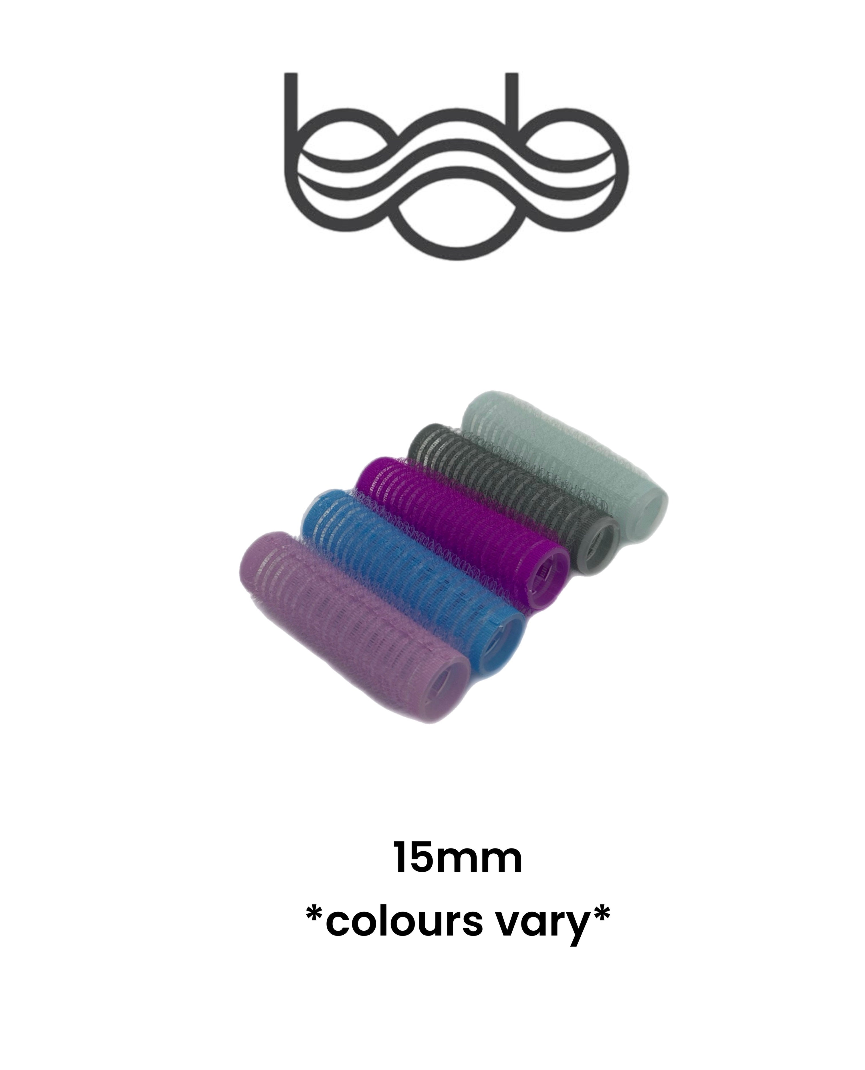 Bob Premium 15mm Self Gripping Velcro Hair Rollers 10pk Rollers Bob