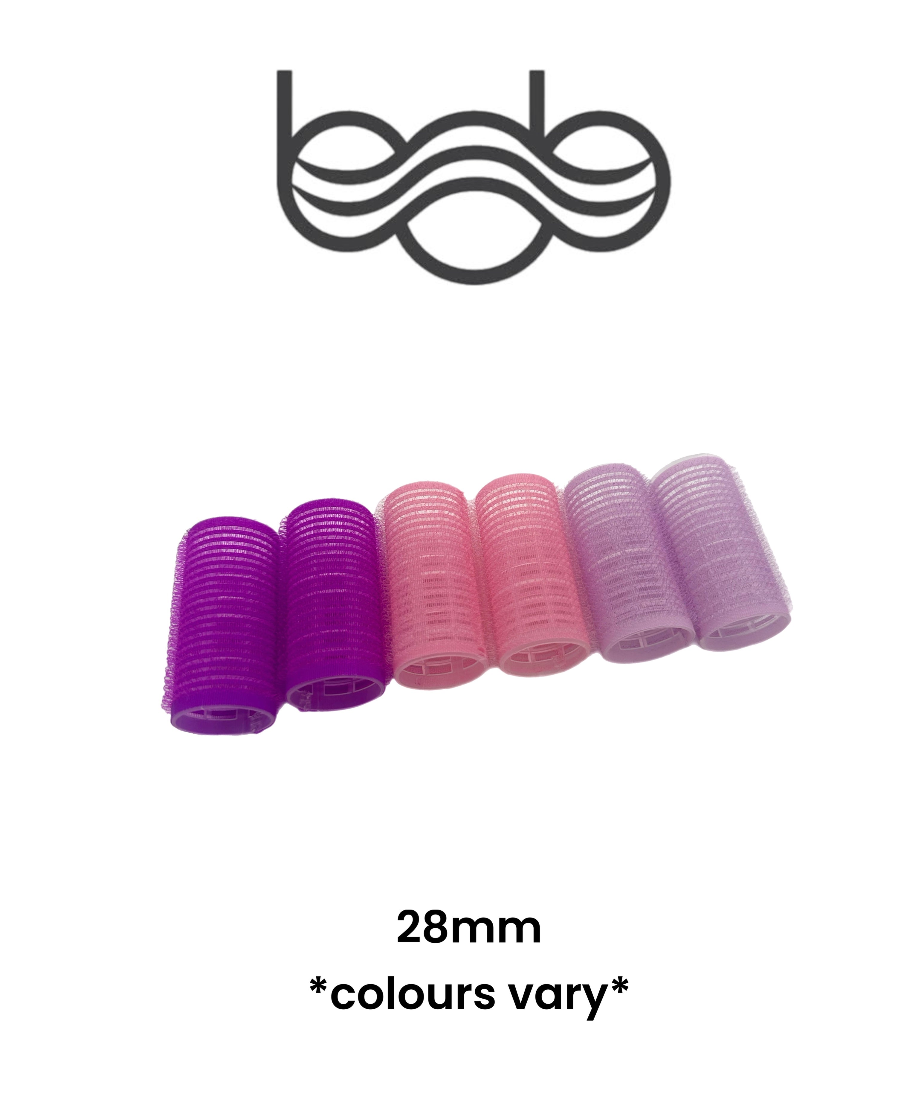 Bob Premium 28mm Self Gripping Velcro Hair Rollers 10pk Rollers Bob