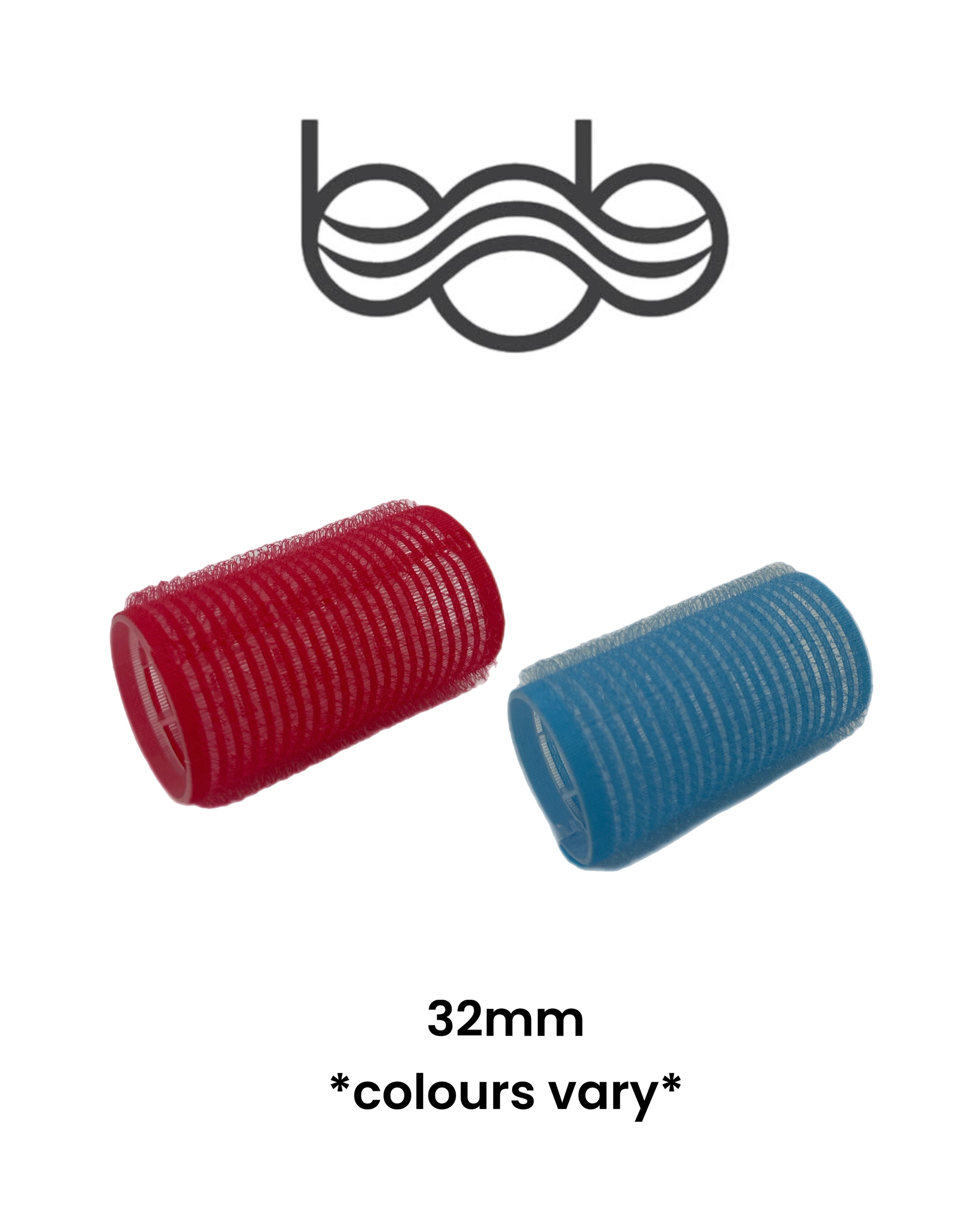 Bob Premium 32mm Self Gripping Velcro Hair Rollers 10pk Rollers Bob