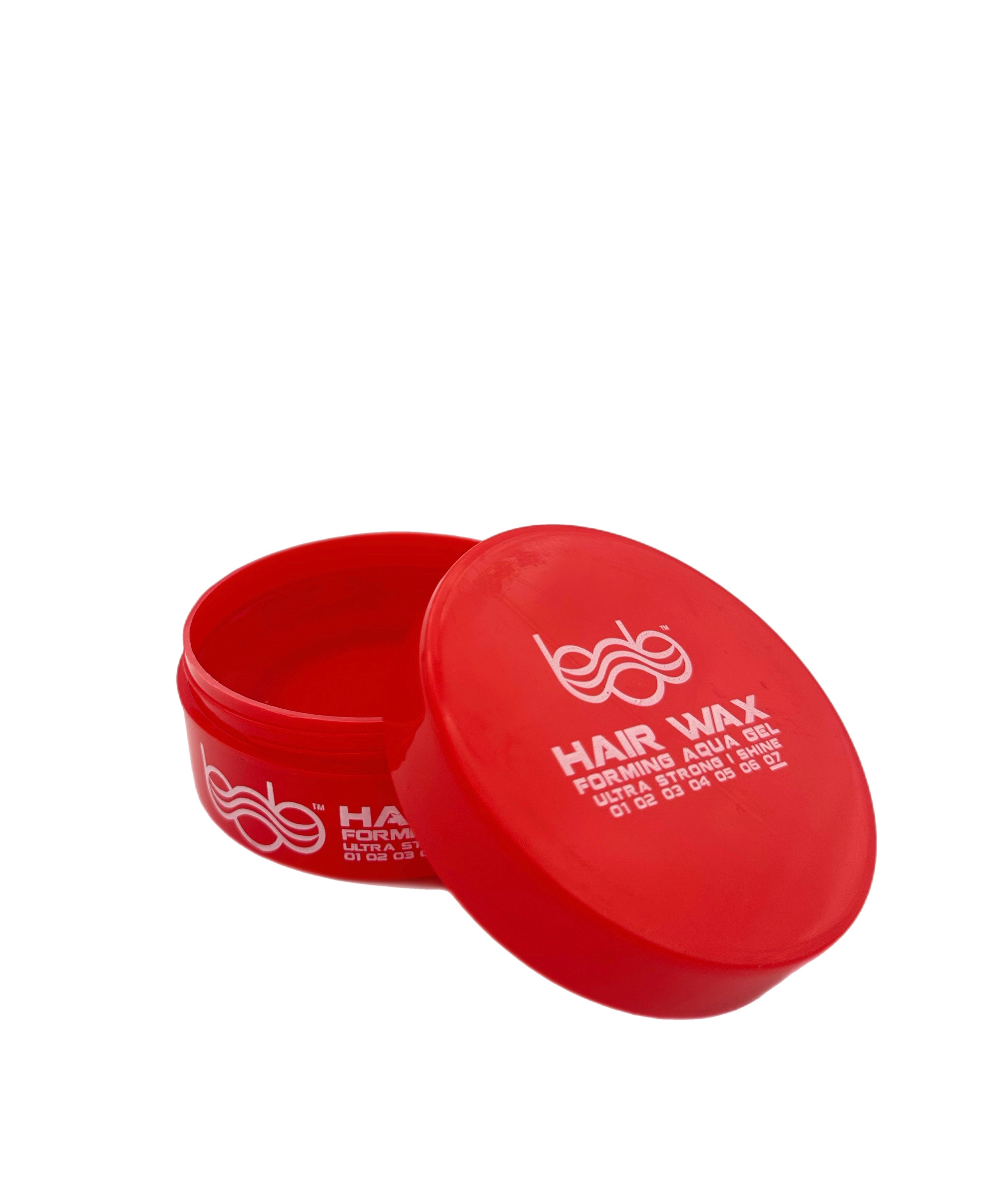 Bob Hair Wax Forming Aqua Gel Ultra Strong and High Shine Red 150ml Hair Wax Bob