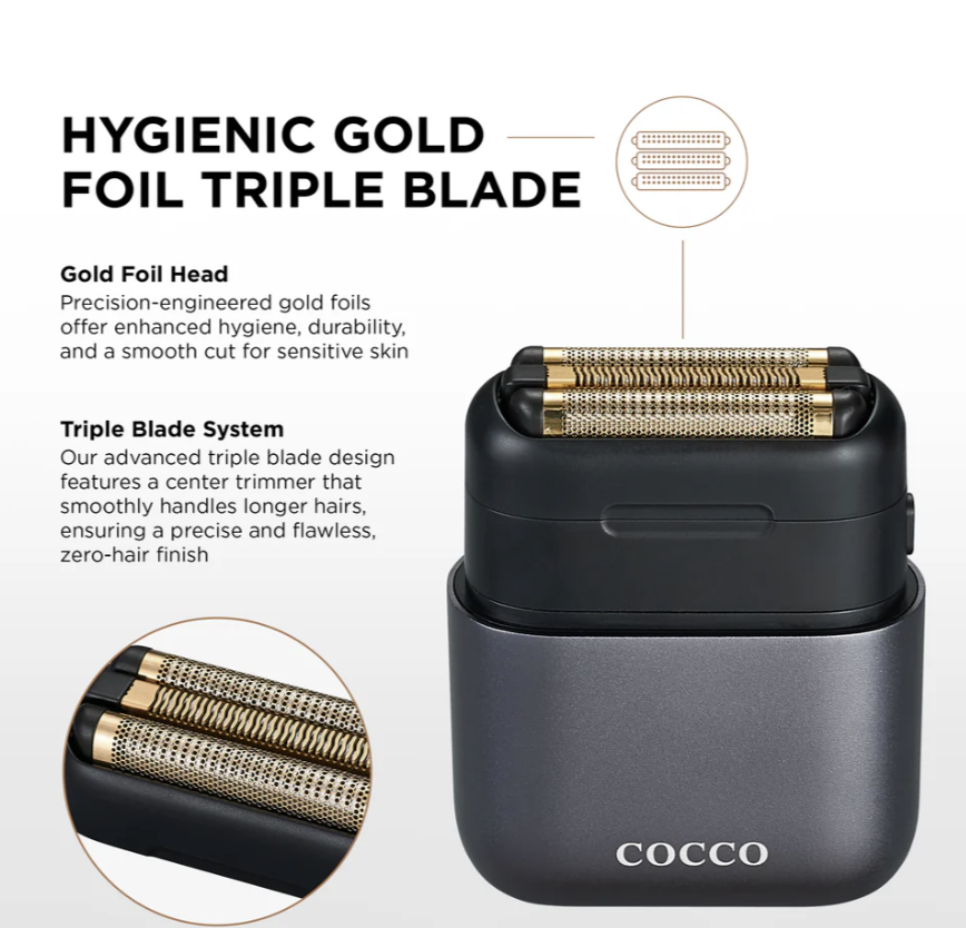 Cocco IMPACTO Micro Wet-Dry Foil Shaver - Grey Foil Shaver Cocco