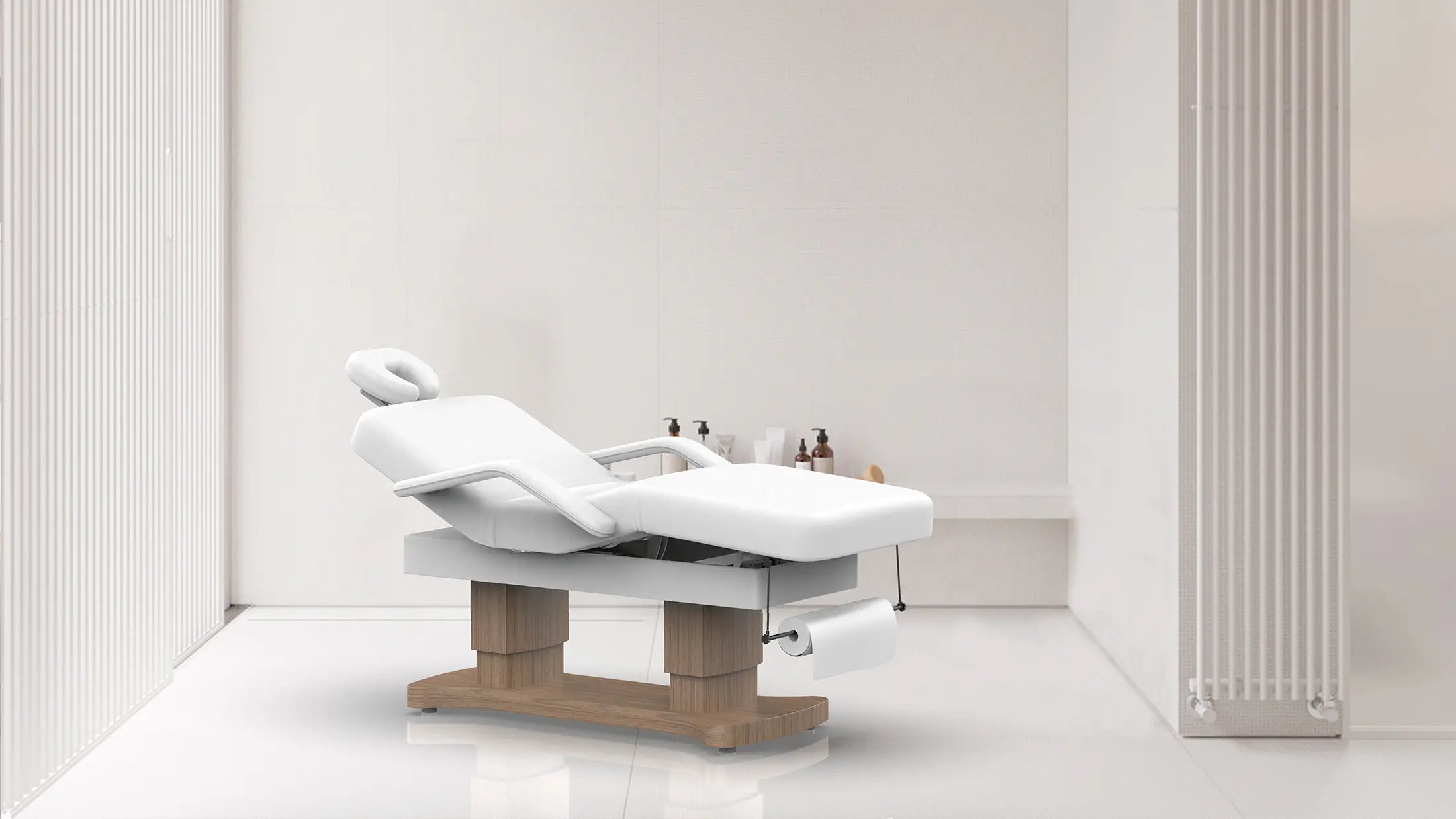 Karma Bethels Beach Spa and Wellness Table Electric Beauty Bed Full Electric 09180406 - White Beauty Beds Karma