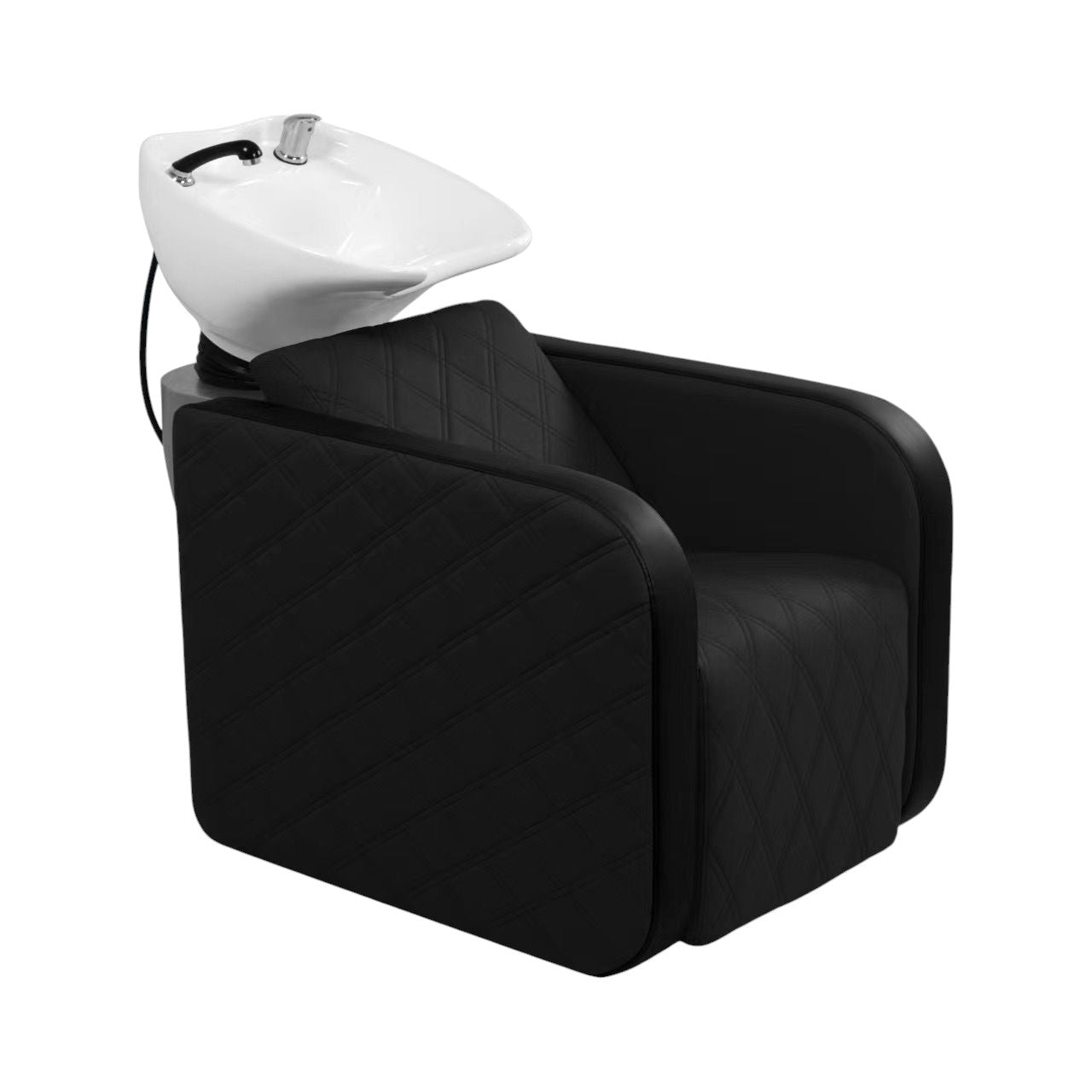 Karma Clunes Complete Shampoo Unit Electric Black Pattern With White Deep Basin 0315012204EP