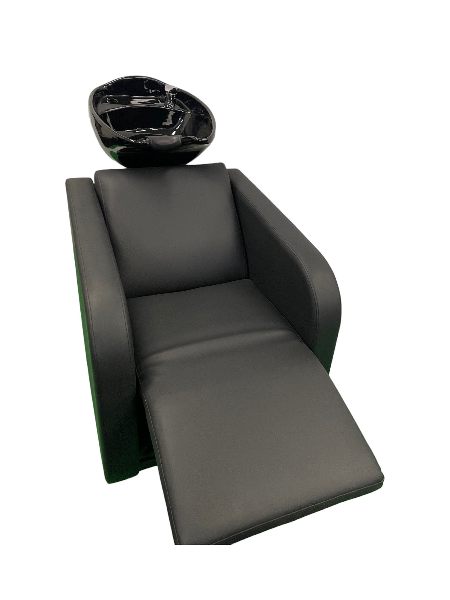 Karma Complete Shampoo Unit Clunes Electric Black with Black Deep Basin & Roller Ball Massage 0315012201ER