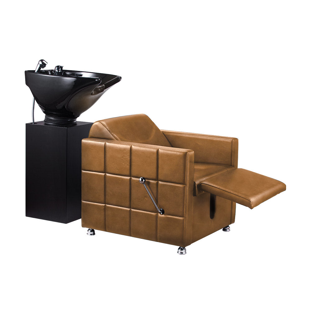 Karma Complete Shampoo Unit Wangaratta Tan With Black Deep Basin 0304052201 Shampoo Units Karma
