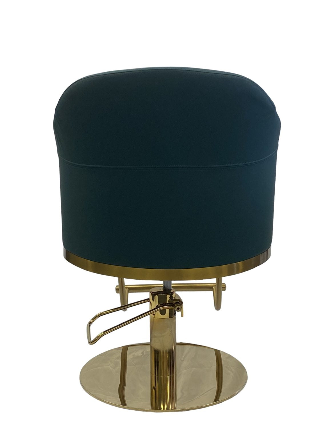 Karma Eden Salon Chair Emerald Green with Gold Base 02182303 Salon Chairs Karma