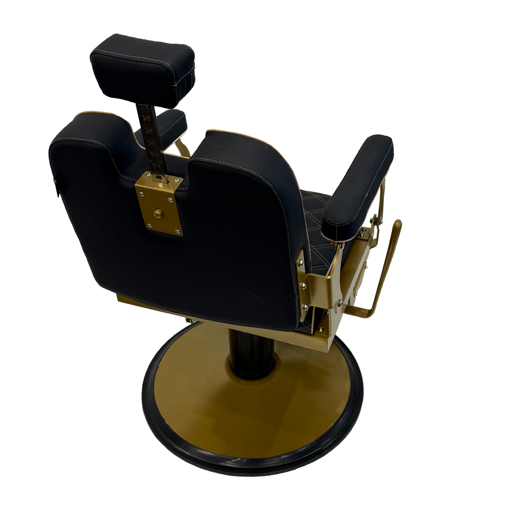 Karma Paddington Barber Chair Black & Gold 04100103 Barber Chair Karma