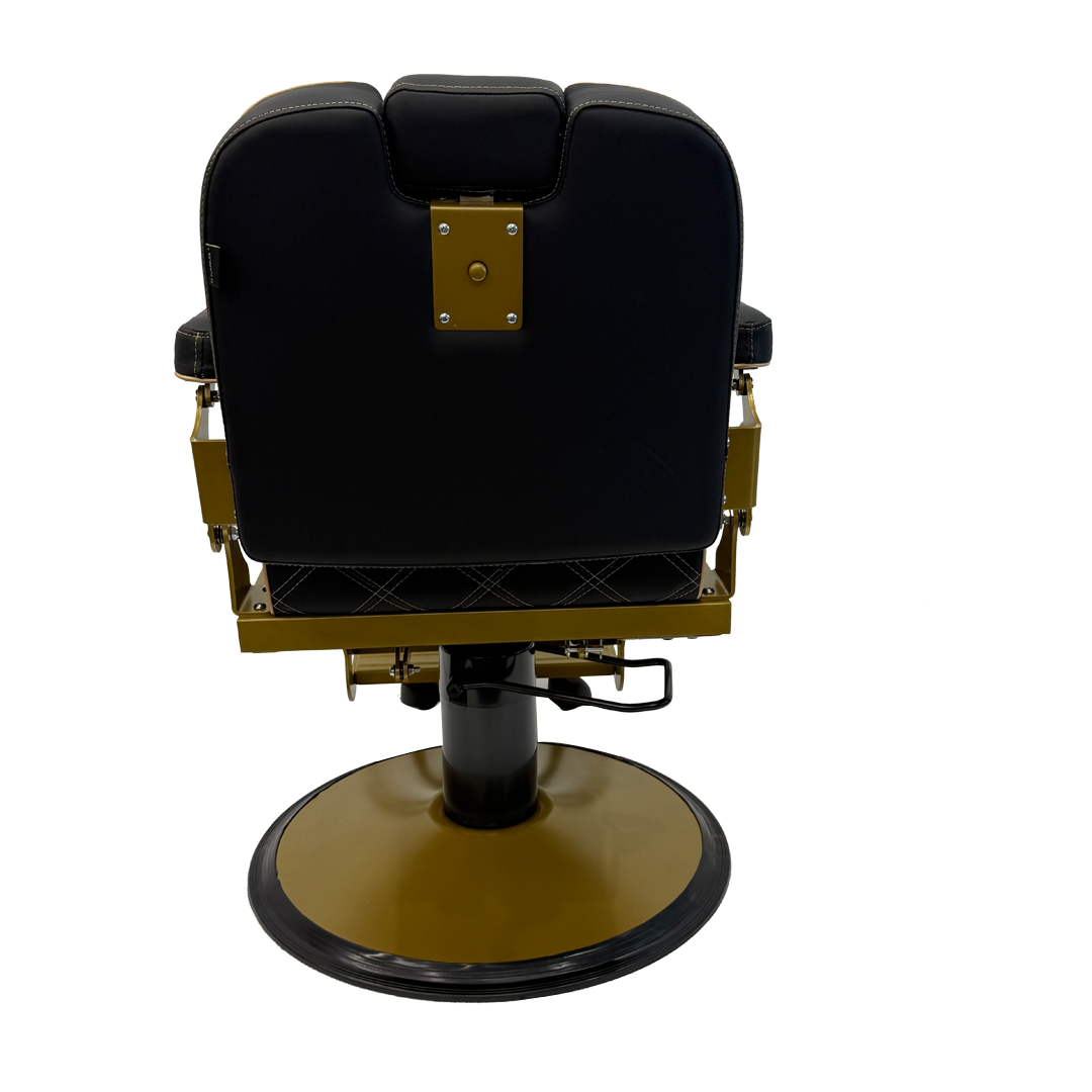 Karma Paddington Barber Chair Black & Gold 04100103 Barber Chair Karma