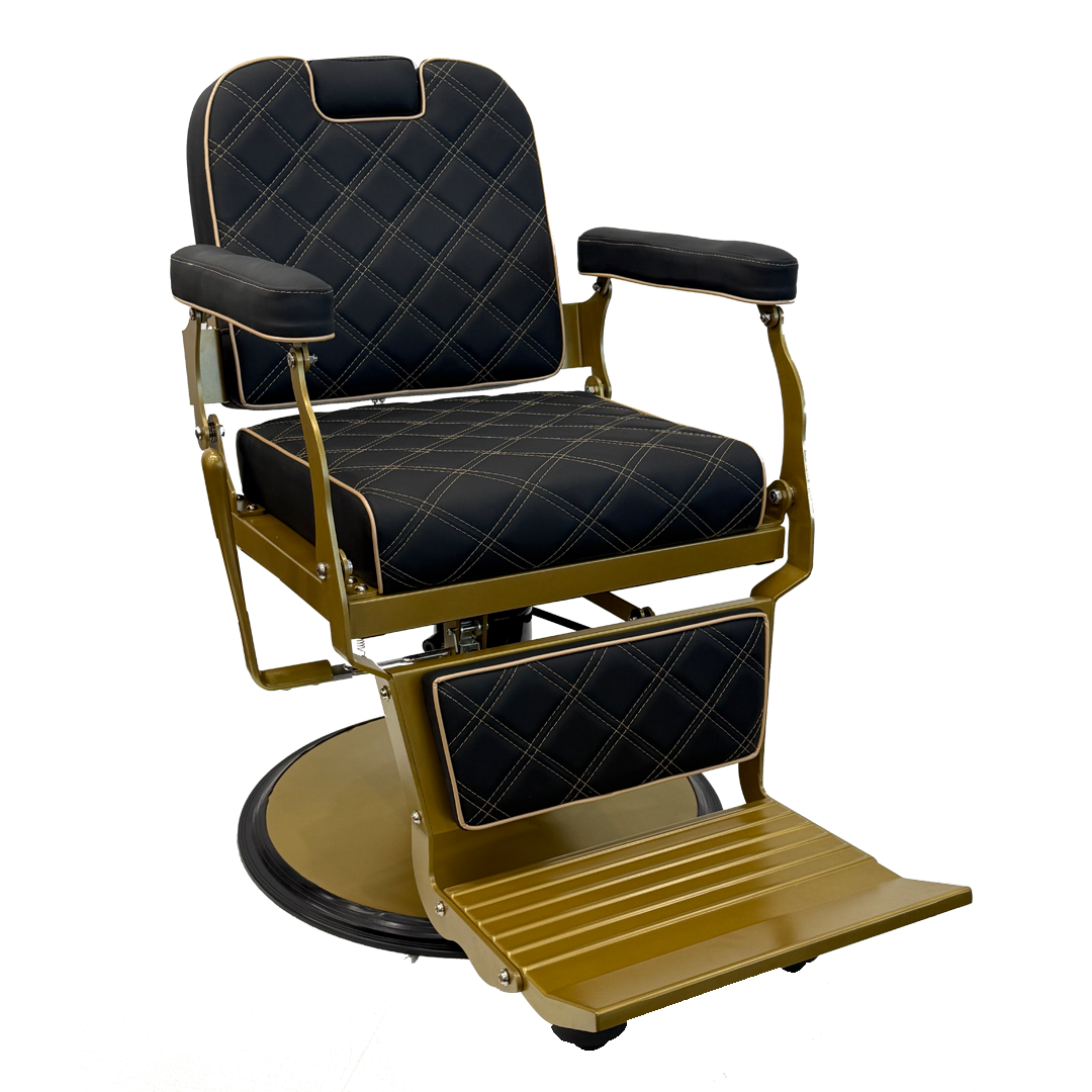 Karma Paddington Barber Chair Black & Gold 04100103 Barber Chair Karma