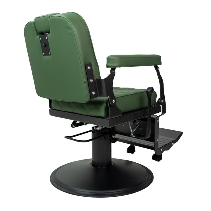 Karma Paddington Barber Chair Green & Black 04101701 Barber Chair Karma