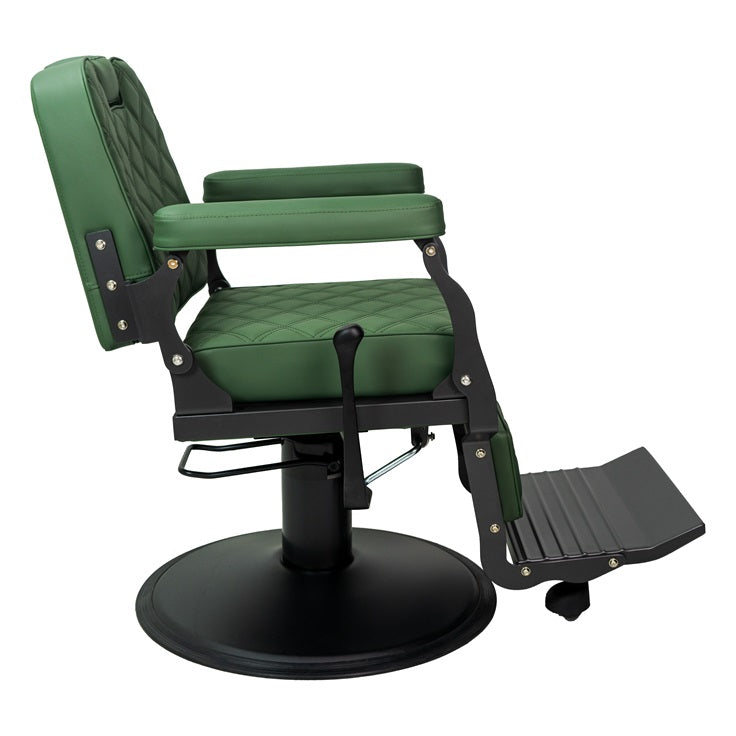 Karma Paddington Barber Chair Green & Black 04101701 Barber Chair Karma