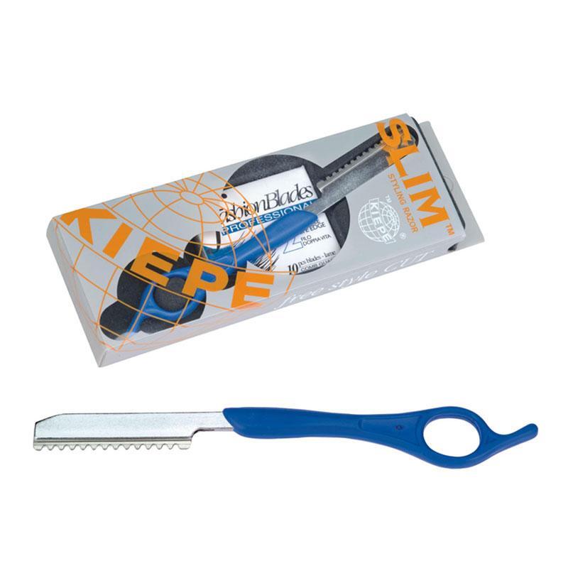 Kiepe Slim Styling Texturizing Razor includes 10 Blades Razors Kiepe