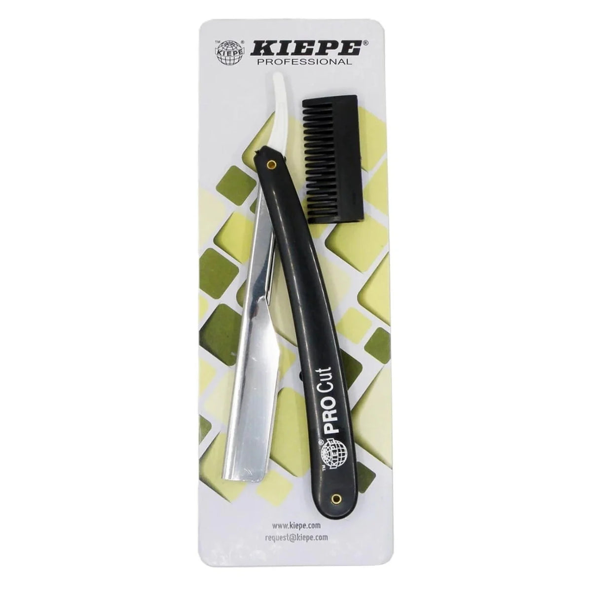 Kiepe Pro Cut 121 Professional Hair Thinning & Shaving Razor with Removable Comb Guard – Black