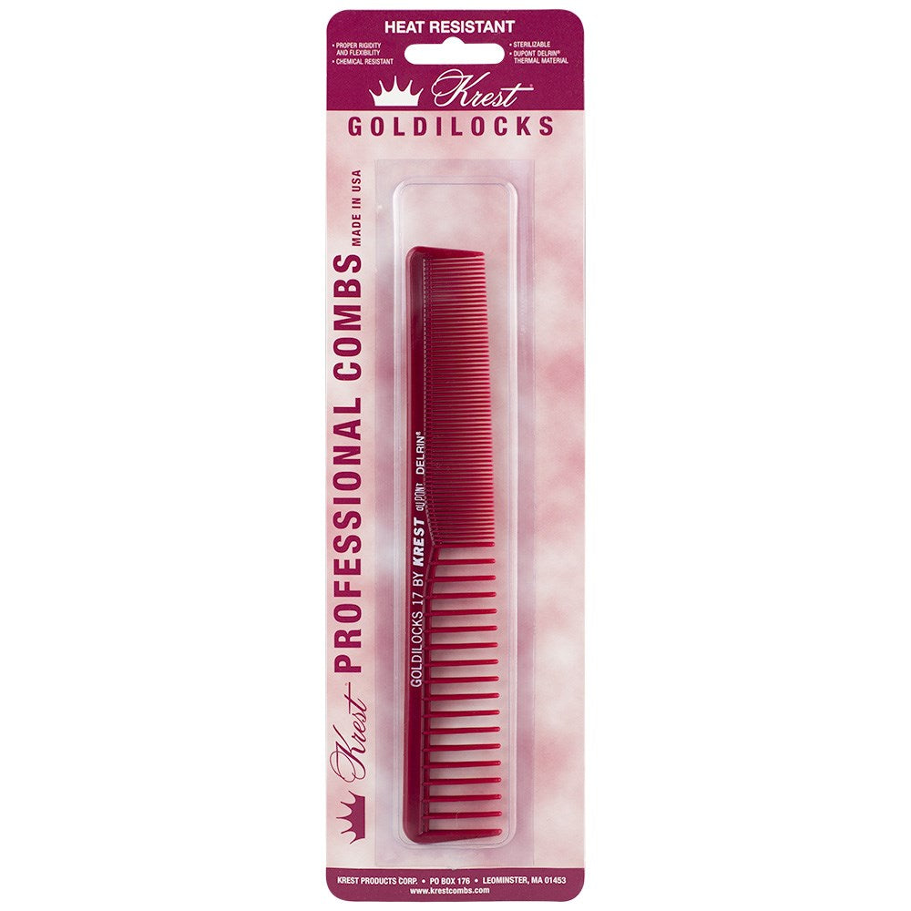 Krest Goldilocks No. 17 Cutting Comb - 18cm Comb Goldilocks