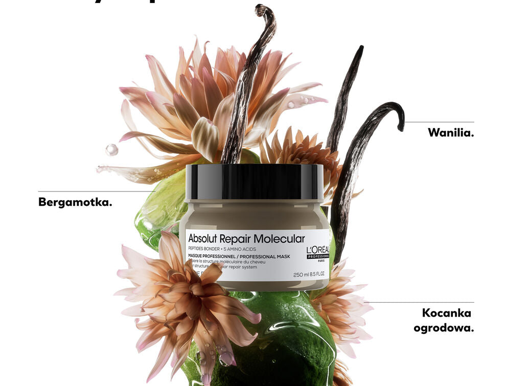 L'oreal Absolut Repair Molecular Concentrated Mask 500ml Hair Treatment Loreal