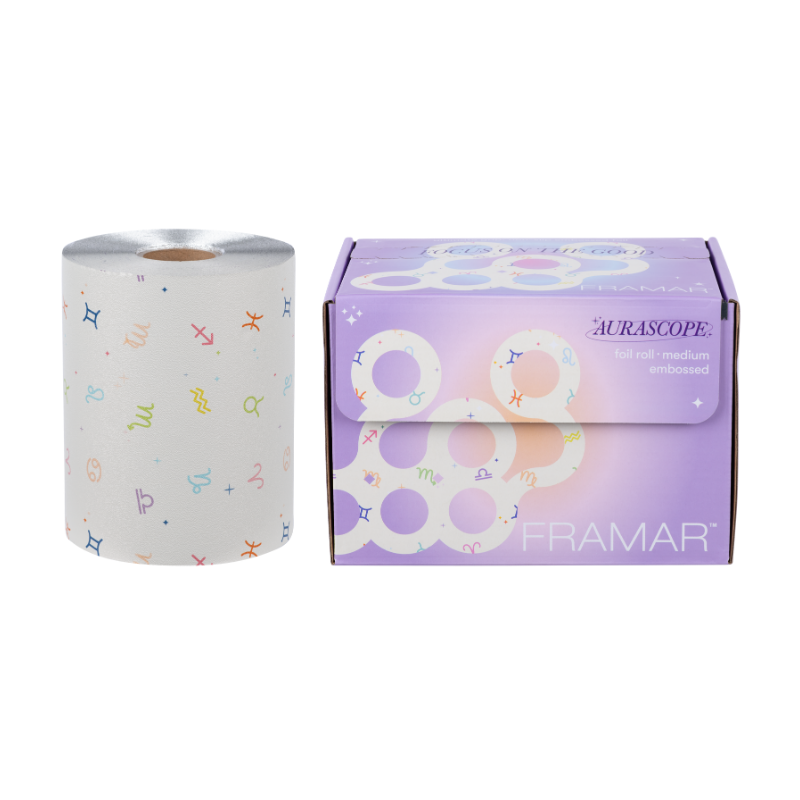 Framar Aurascope - Embossed Foil Roll 12.7cm x 97.5m. Foil Framar