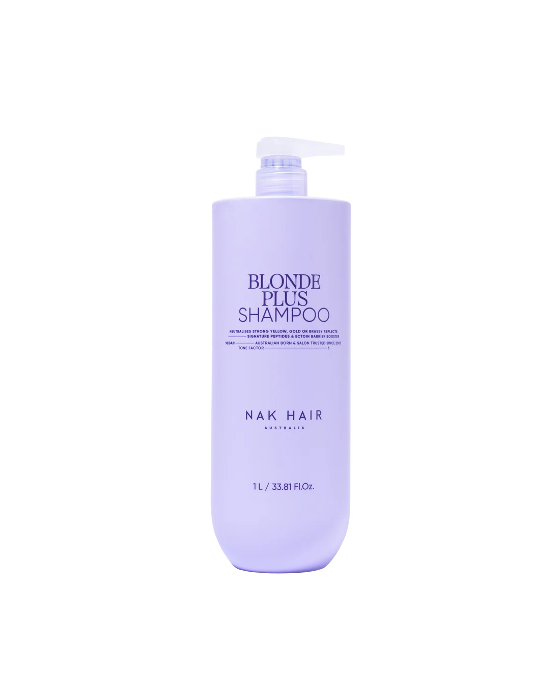 NAK Signature Blonde Plus Shampoo 1 Litre Shampoo/Conditioner NAK