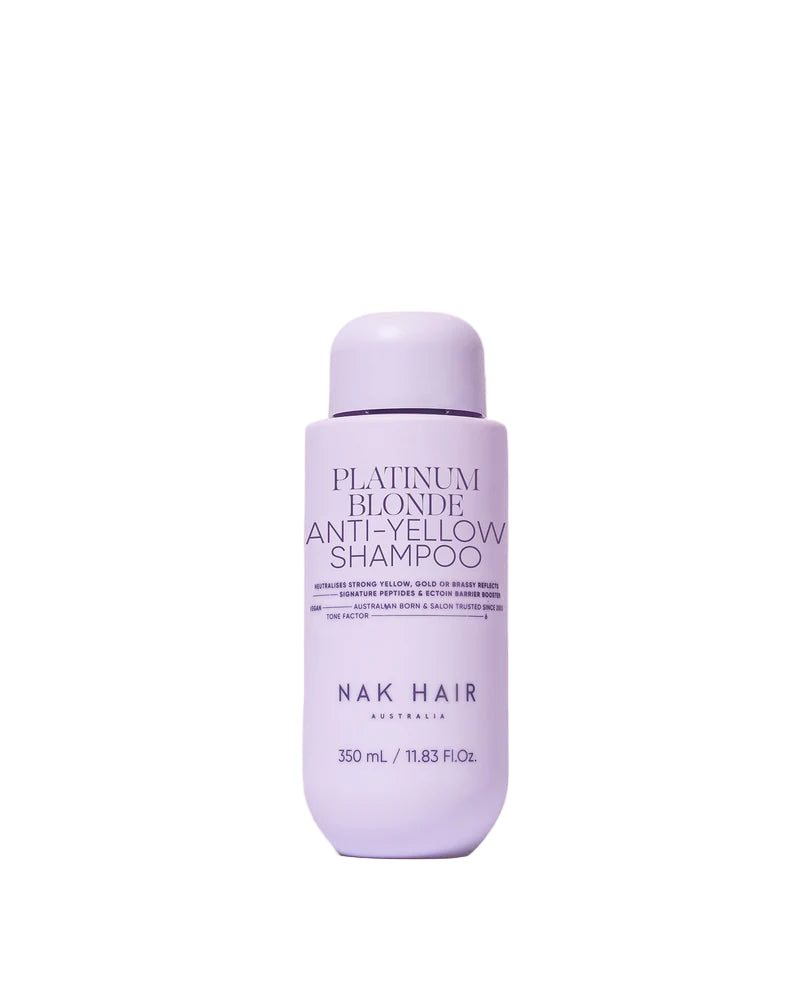 NAK Signature Platinum Blonde Anti-Yellow Shampoo 1 Litre Shampoo/Conditioner NAK