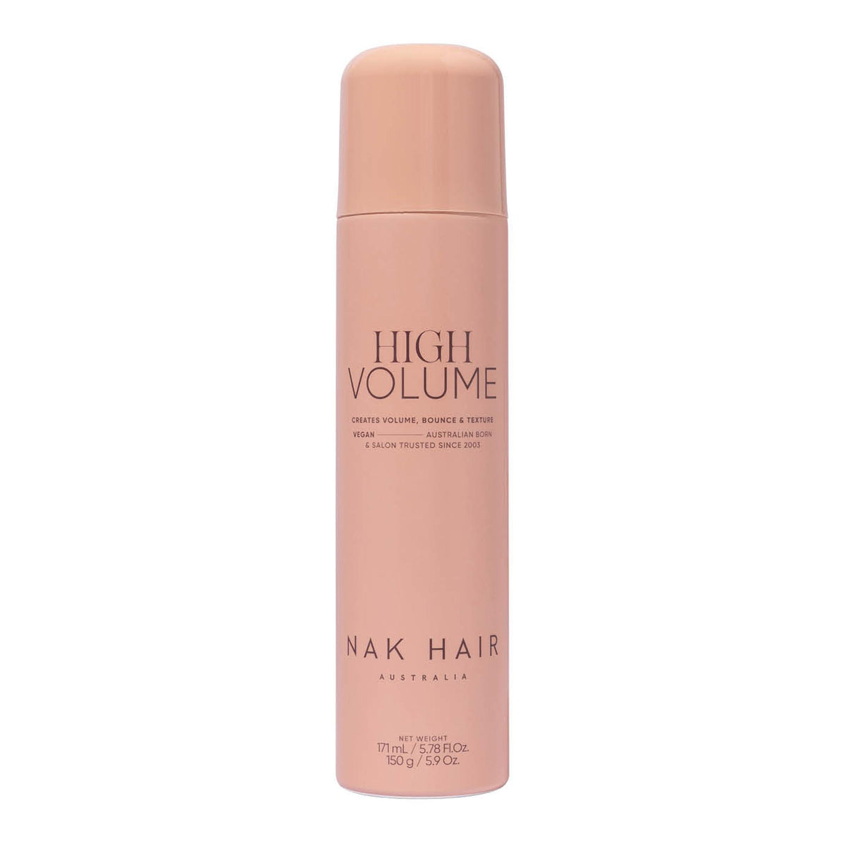 NAK Hair Signature High Volume – Volumising Styling Spray for Body & Fullness 150g