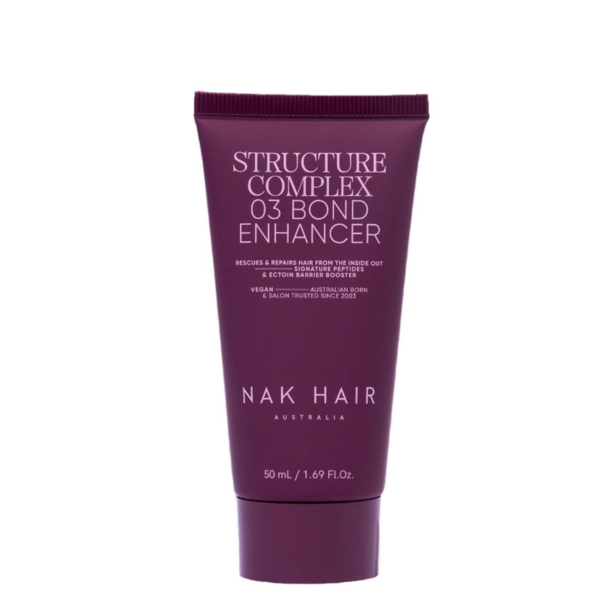 NAK Hair Signature Structure Complex No.3 Bond Enhancer – Strengthens & Repairs Damaged Hair 50ml Hair Treatment NAK