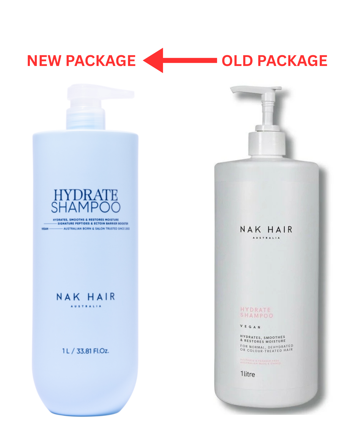 NAK Signature Hydrate Shampoo 1 Litre Shampoo/Conditioner NAK