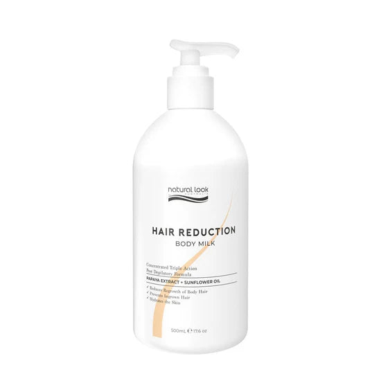 Natural Look Depil-Hair Hair Reduction Body Milk 500ml Waxing Natural Look