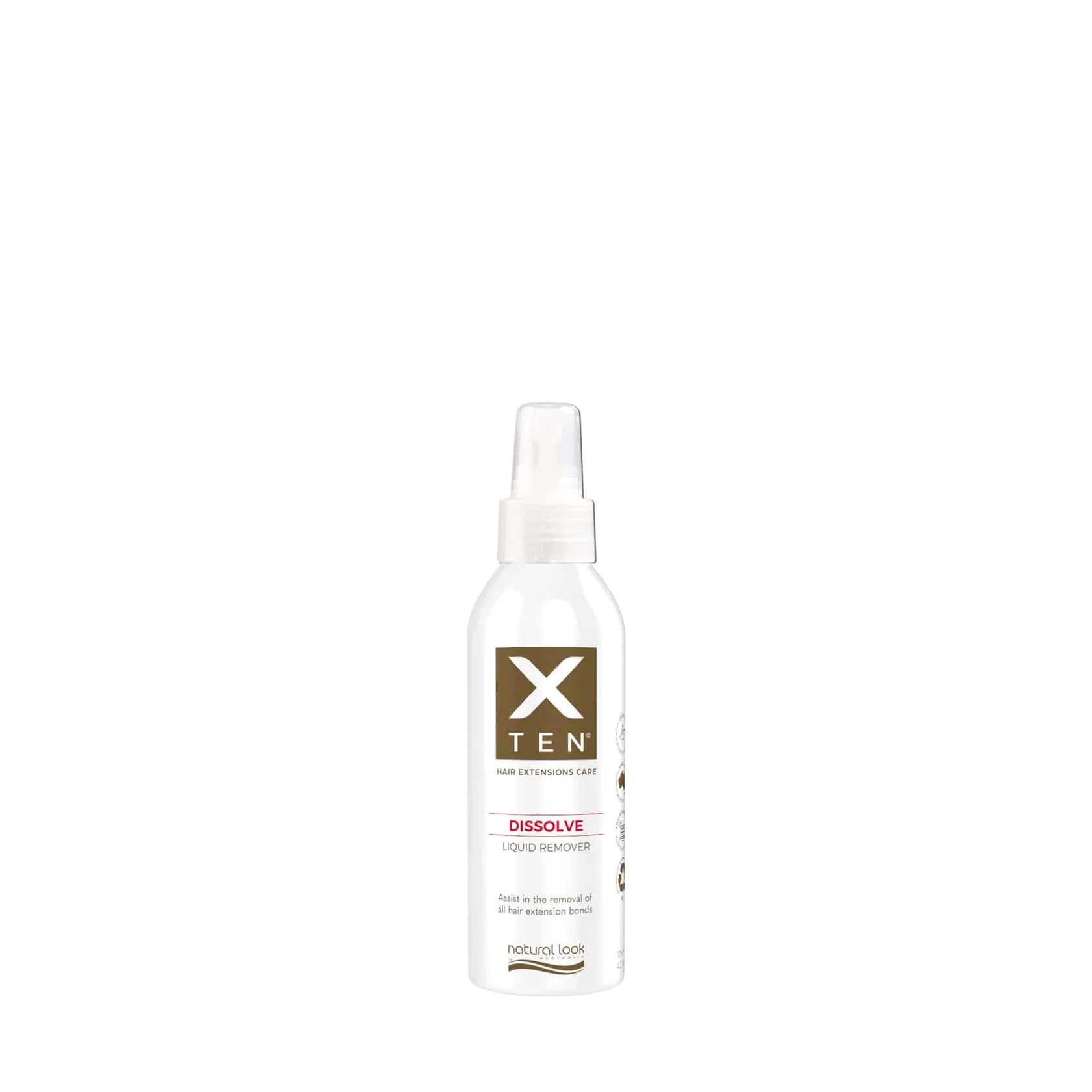 Natural Look X-Ten Dissolve Hair Extension Tape & Bond Remover 125ml Hair Extensions And Care Products Natural Look