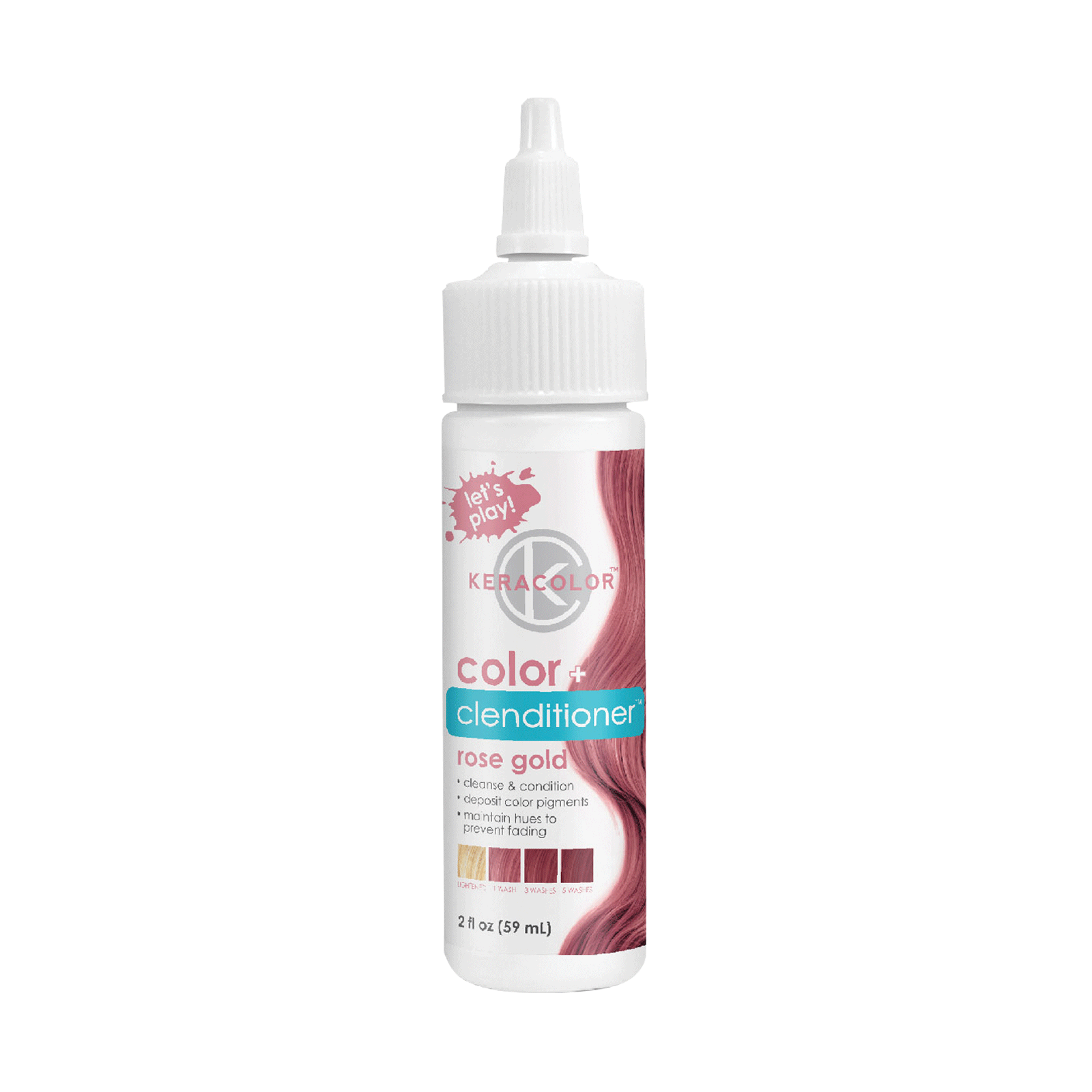 Keracolor Clenditioner Rose Gold 59ml Colouring Shampoo/Conditioner Keracolor