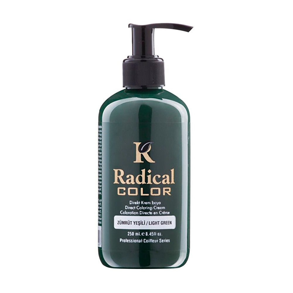 Radical Color Semi Permanent Hair Colour Emerald Green 250ml Hair Colours - Semi Permanent Radical