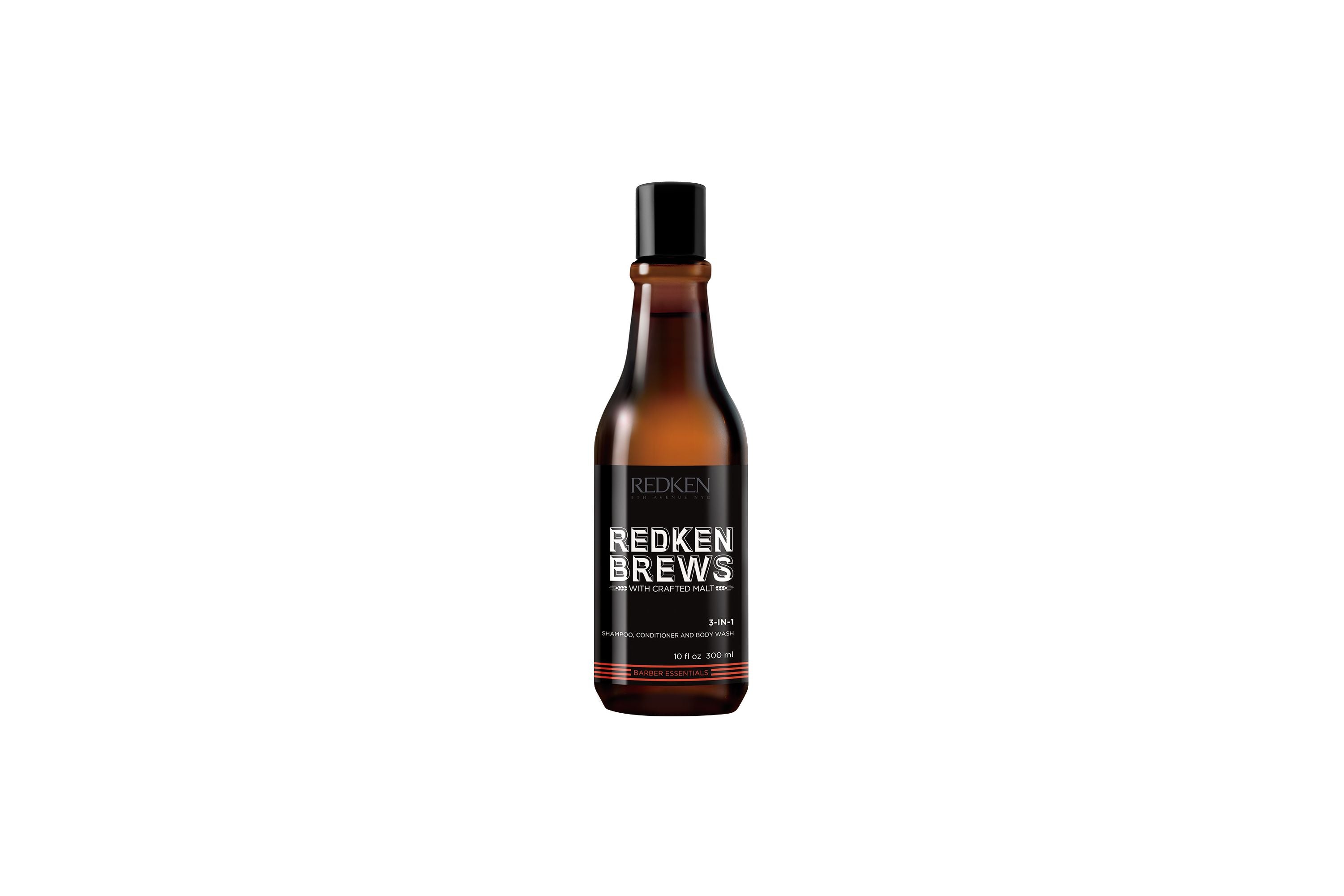 Redken Brews 3-In-1 Shampoo, Conditioner And Body Wash 300ml Shampoo/Conditioner Redken