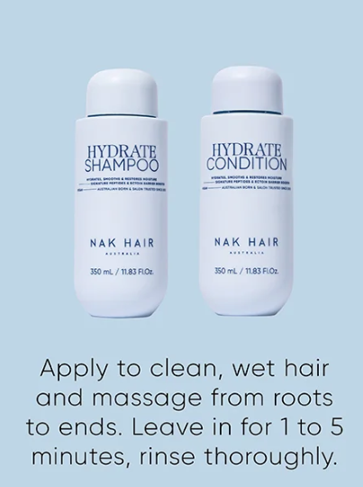 NAK Signature Hydrate Shampoo 350ml Shampoo/Conditioner NAK