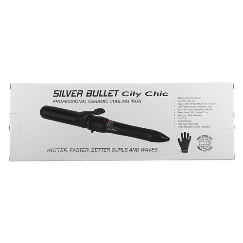 Silver Bullet City Chic Curling Iron Black 38mm