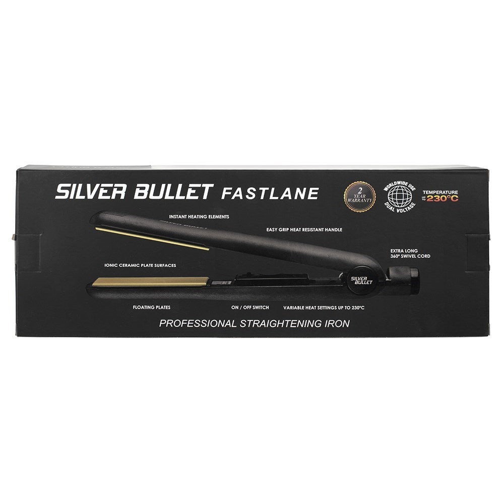 Silver Bullet Fastlane Ionic Ceramic Hair Straightener - 25mm