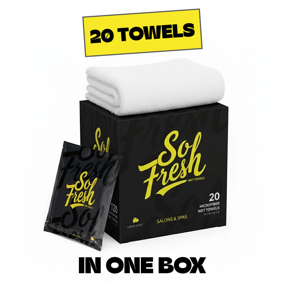 SoFresh Salon and Spa Micro Fiber Towels - 20pc 30cmx60cm Towels SoFresh