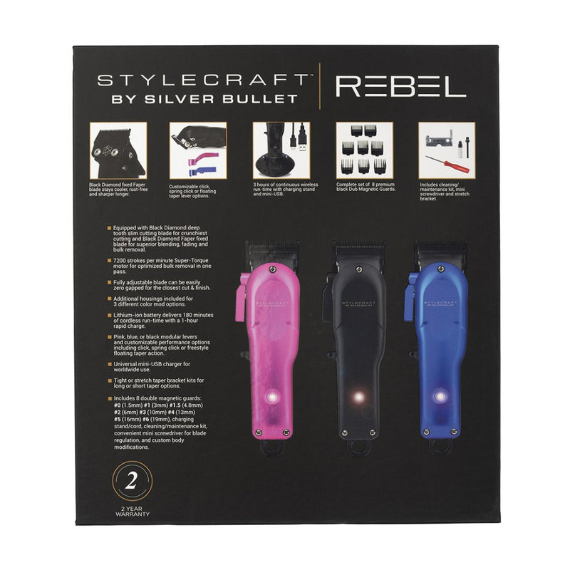 Stylecraft Rebel Clipper Packaging Back