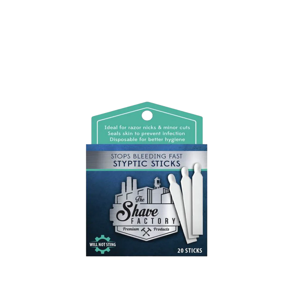 The Shave Factory Shaving Factory Styptic Sticks 20pk Shaving Products The Shave Factory