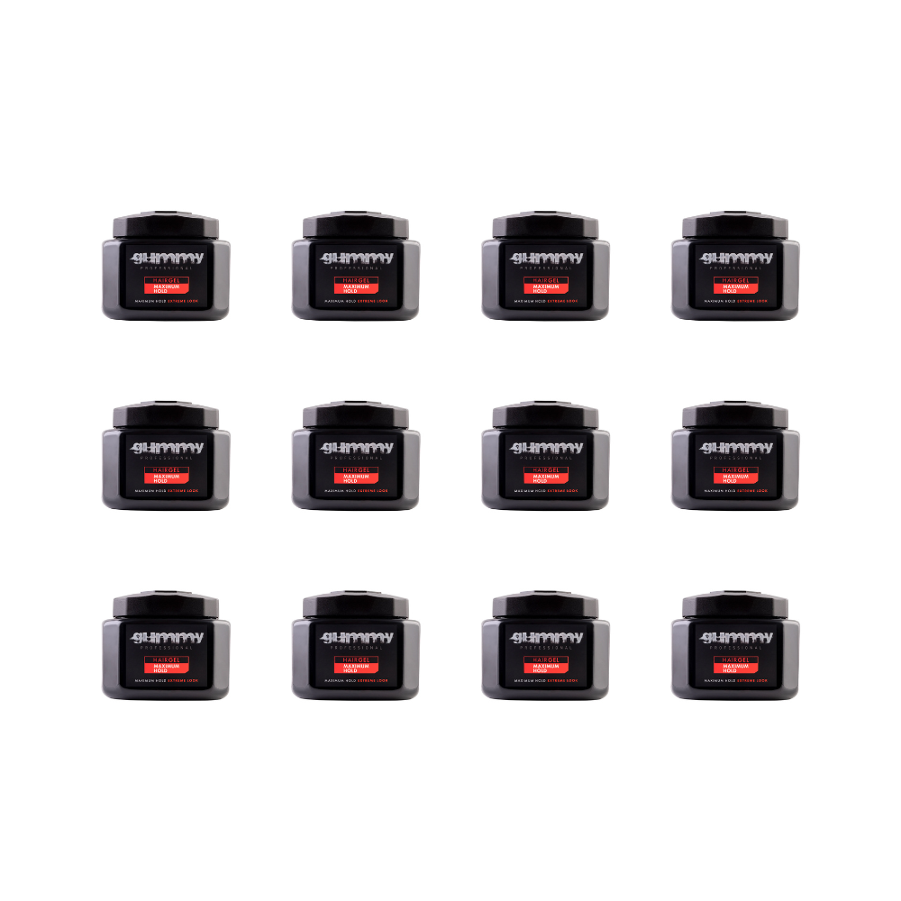 12x Gummy Professional Hair Gel Maximum Hold 700ml (Carton Deal) Hair Gel Gummy