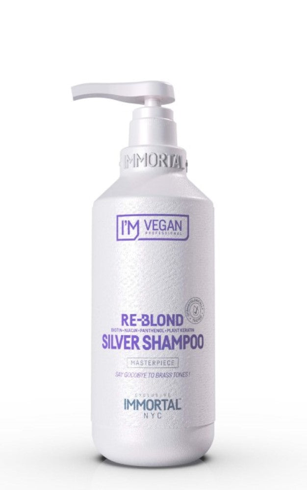 Immortal NYC I M Vegan Re-Bond Silver Shampoo 500ml Shampoo/Conditioner Immortal