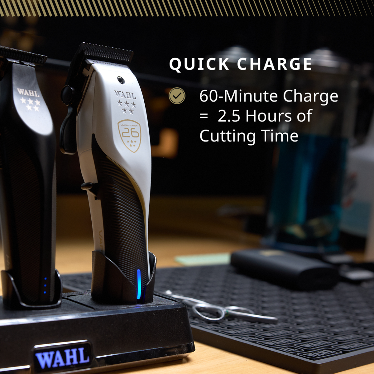 Wahl Vapor Clipper Championship Edition - With Bonus Charging Stand