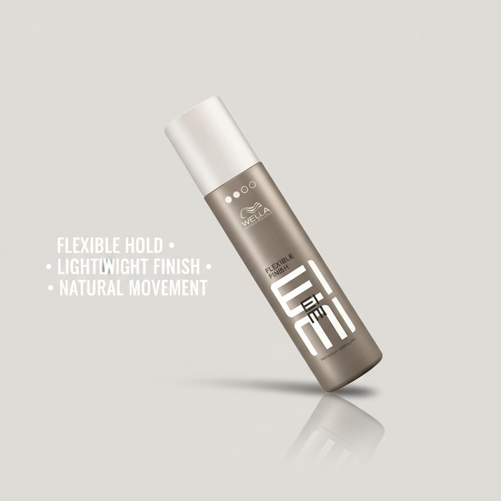 Wella Professionals EIMI Flexible Finish Light Hold Hairspray – 250ml Hair Finishing Spray Wella