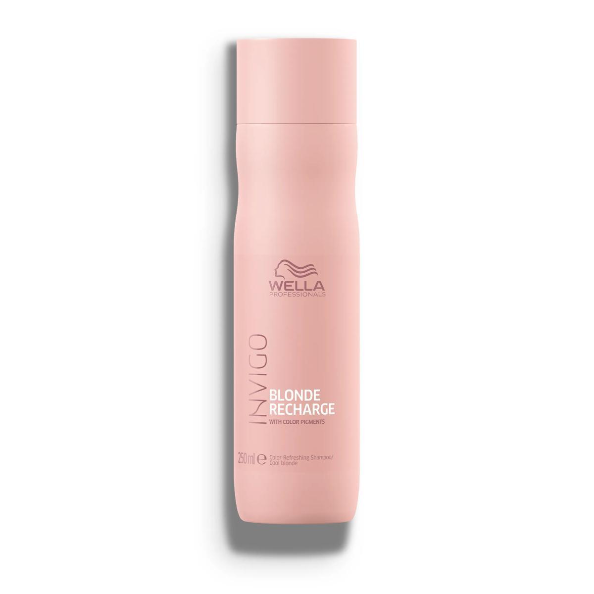 Wella Professionals Invigo Blonde Recharge Cool Blonde Colour Refreshing Shampoo – 250ml Shampoo/Conditioner Wella